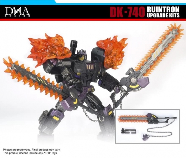 DK-74O Upgrade Kit for Transformers: Age of the Primes The Thirteen Megatronus The Fallen Leader Class | DNA Design