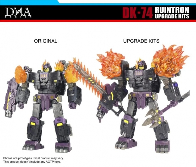 DK-74 Upgrade Kit for Transformers: Age of the Primes The Thirteen Megatronus The Fallen Leader Class | DNA Design