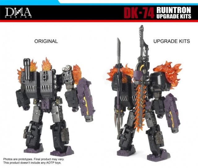 DK-74 Upgrade Kit for Transformers: Age of the Primes The Thirteen Megatronus The Fallen Leader Class | DNA Design