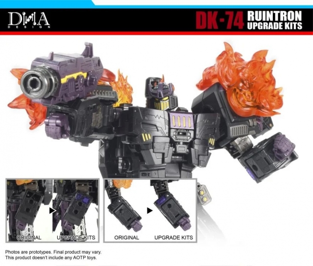 DK-74 Upgrade Kit for Transformers: Age of the Primes The Thirteen Megatronus The Fallen Leader Class | DNA Design