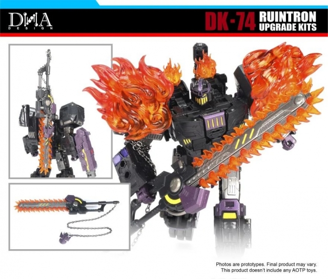 DK-74 Upgrade Kit for Transformers: Age of the Primes The Thirteen Megatronus The Fallen Leader Class | DNA Design