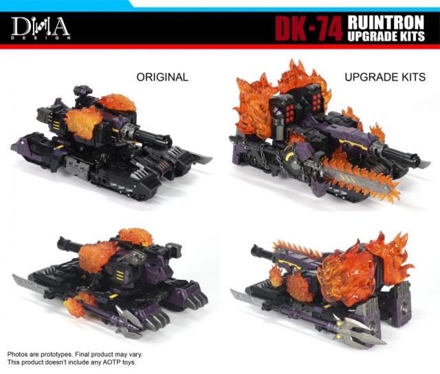 DK-74 Upgrade Kit for Transformers: Age of the Primes The Thirteen Megatronus The Fallen Leader Class | DNA Design