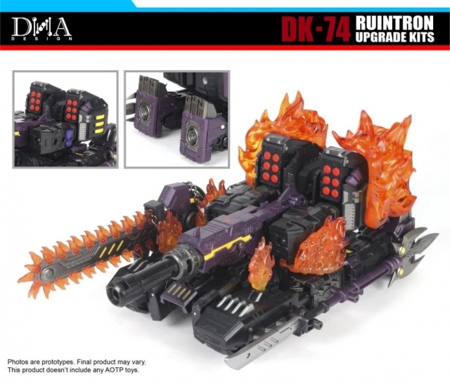 DK-74 Upgrade Kit for Transformers: Age of the Primes The Thirteen Megatronus The Fallen Leader Class | DNA Design