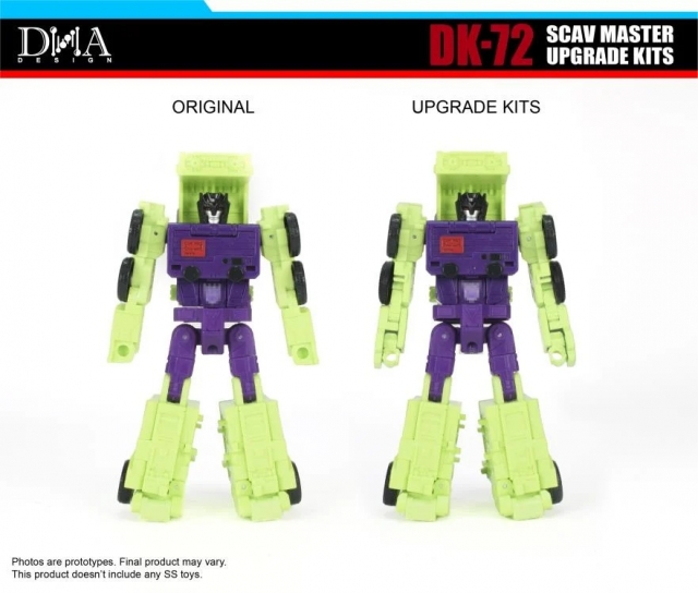 DK-72 Upgrade Kit for Transformers Studio Series Scavenger | DNA Design