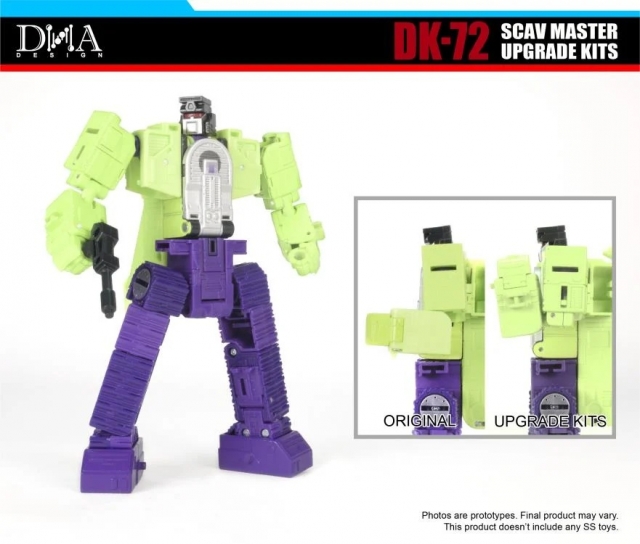 DK-72 Upgrade Kit for Transformers Studio Series Scavenger | DNA Design