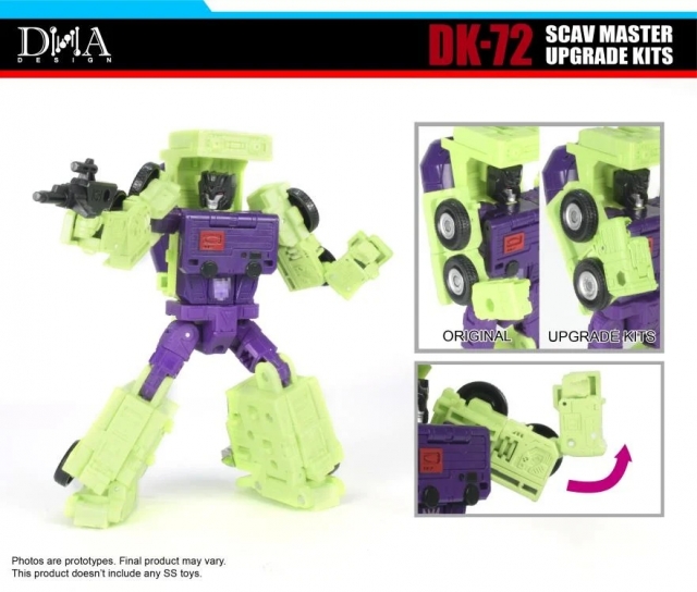 DK-72 Upgrade Kit for Transformers Studio Series Scavenger | DNA Design