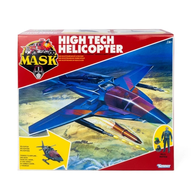 High Tech Helicopter Vehicle with Miles “Wolf” Mayhem | M.A.S.K. | The Loyal Subjects