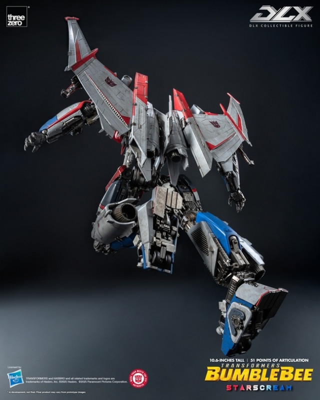 Starscream DLX Scale Collectible Figure | Transformers: Bumblebee | threezero