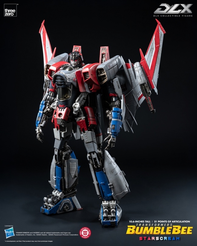 Starscream DLX Scale Collectible Figure | Transformers: Bumblebee | threezero