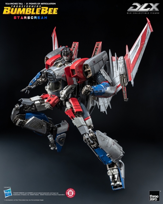Starscream DLX Scale Collectible Figure | Transformers: Bumblebee | threezero