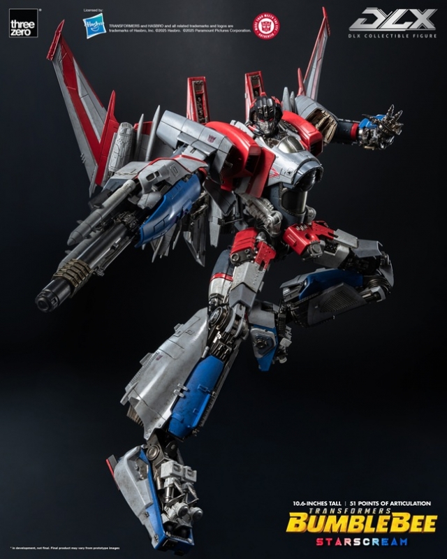 Starscream DLX Scale Collectible Figure | Transformers: Bumblebee | threezero