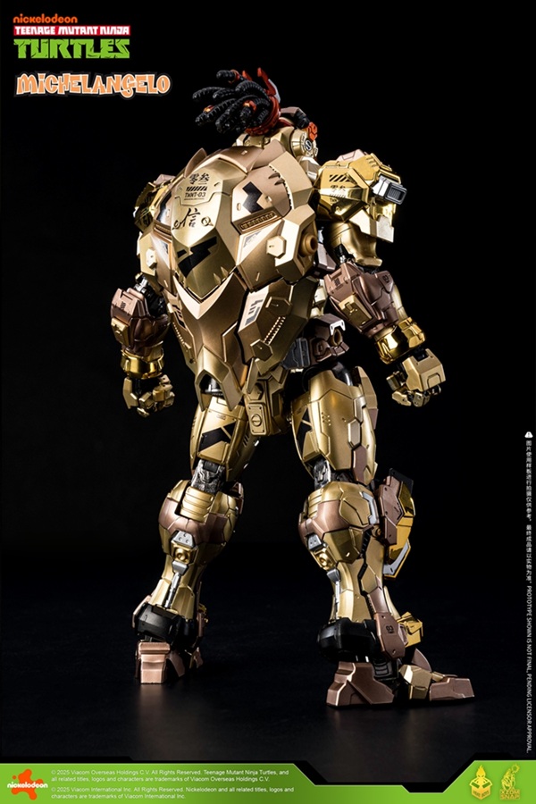 HB0092 Michelangelo Golden Version | Heat Boys TMNT Mecha Figure | TFSource