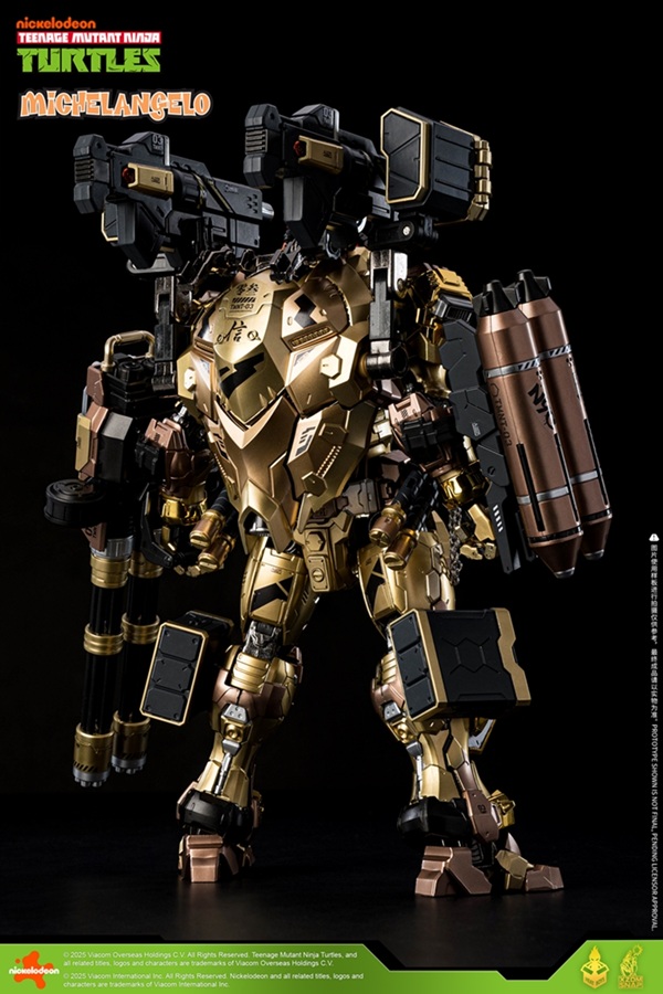 HB0092 Michelangelo Golden Version | Heat Boys TMNT Mecha Figure | TFSource