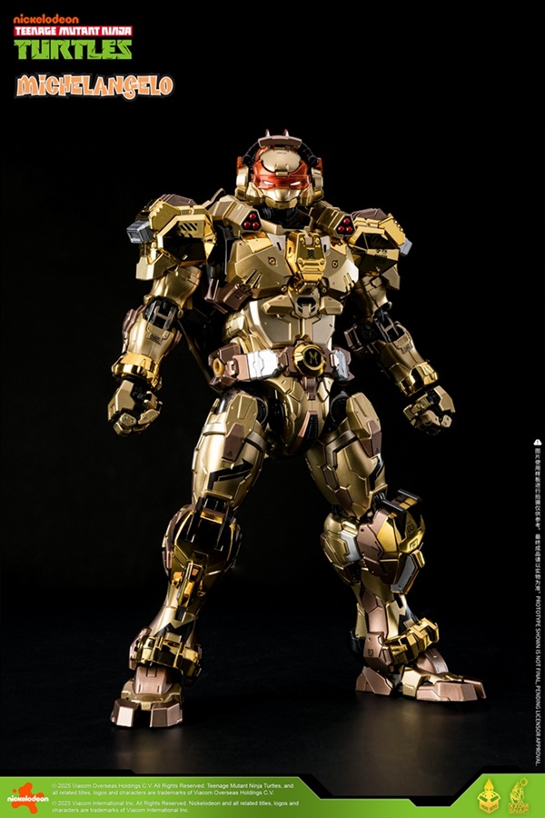 HB0092 Michelangelo Golden Version | Heat Boys TMNT Mecha Figure | TFSource