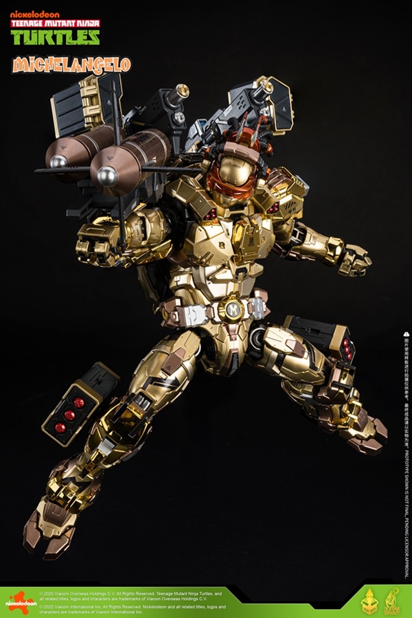HB0092 Michelangelo Golden Version | Heat Boys TMNT Mecha Figure | TFSource