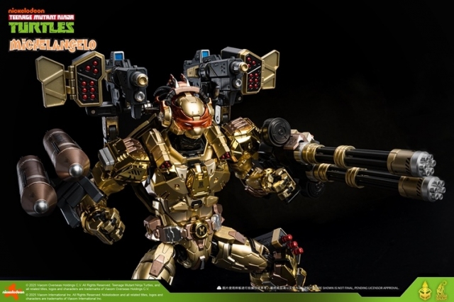 HB0092 Michelangelo Golden Version | Heat Boys TMNT Mecha Figure | TFSource