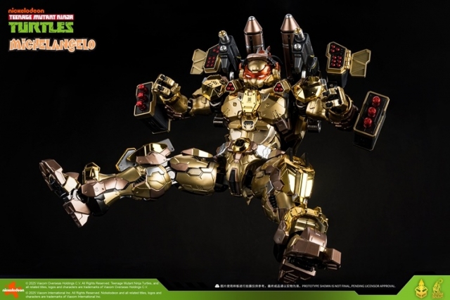 HB0092 Michelangelo Golden Version | Heat Boys TMNT Mecha Figure | TFSource