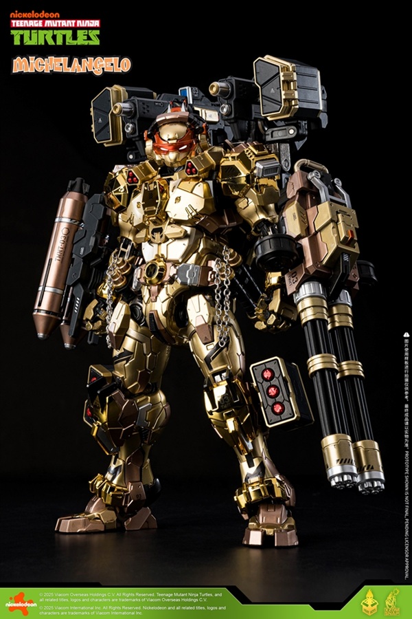 HB0092 Michelangelo Golden Version | Heat Boys TMNT Mecha Figure | TFSource