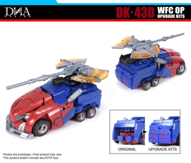 DK-43D Upgrade Kit for Transformers Studio Series 03 Optimus Prime Gamer Edition | DNA Design | Upgrade Kit