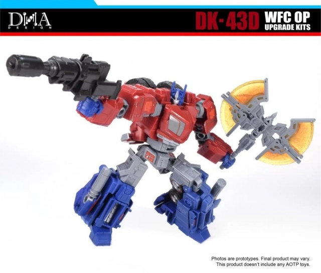 DK-43D Upgrade Kit for Transformers Studio Series 03 Optimus Prime Gamer Edition | DNA Design | Upgrade Kit