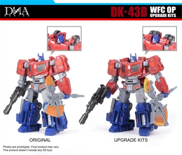 DK-43D Upgrade Kit for Transformers Studio Series 03 Optimus Prime Gamer Edition | DNA Design | Upgrade Kit