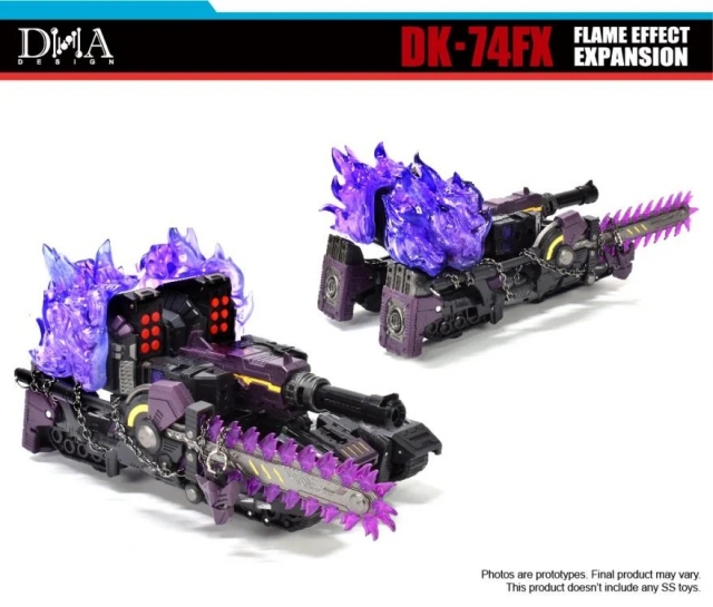 DK-7FX Flame Effect Expansion Upgrade Kit for Transformers: Age of the Primes The Thirteen Megatronus The Fallen Leader Class | DNA Design