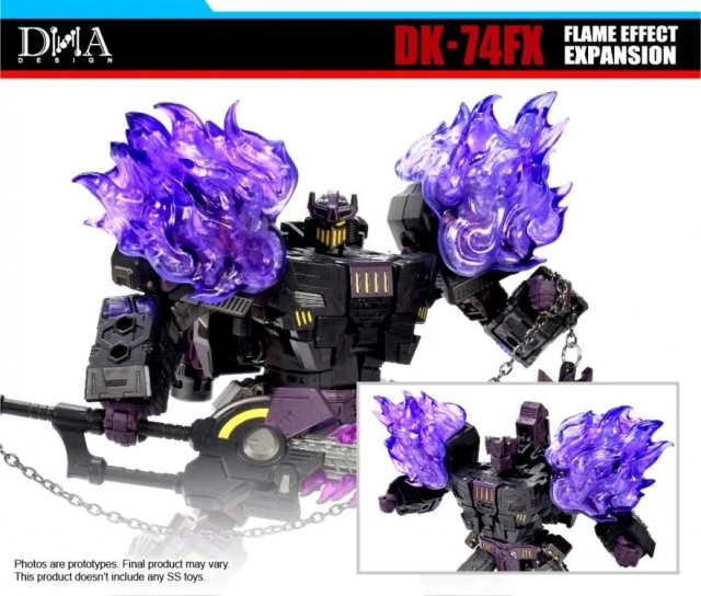 DK-7FX Flame Effect Expansion Upgrade Kit for Transformers: Age of the Primes The Thirteen Megatronus The Fallen Leader Class | DNA Design