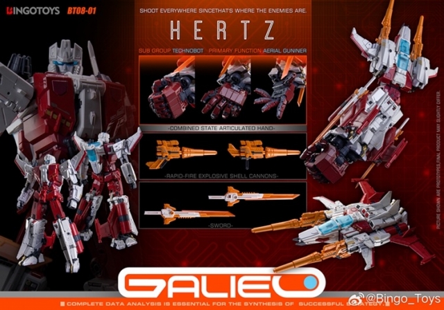 BT08-01 Hertz | BingoToys Galileo Combiner