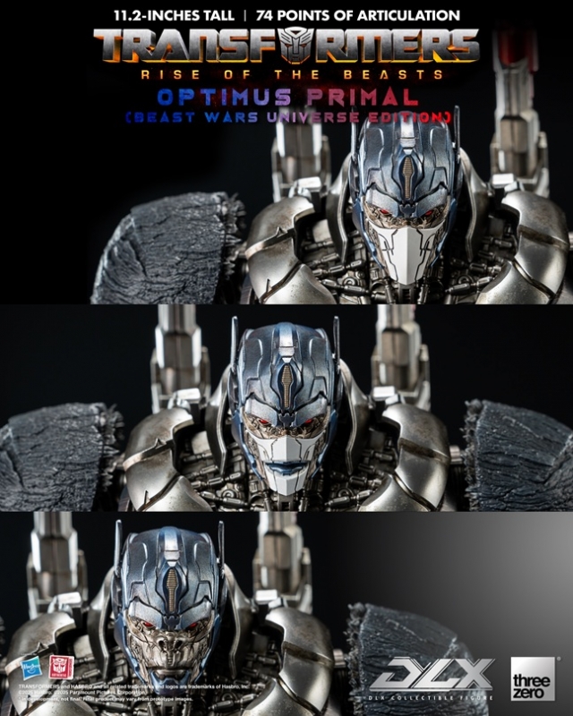 Optimus Primal (Beast Wars Universe Edition) DLX Scale Collectible Figure | Transformers: Rise Of The Beasts | threezero