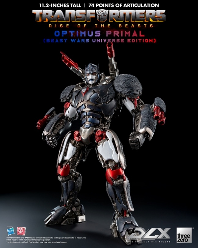 Optimus Primal (Beast Wars Universe Edition) DLX Scale Collectible Figure | Transformers: Rise Of The Beasts | threezero