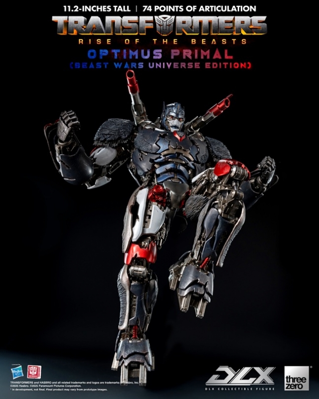 Optimus Primal (Beast Wars Universe Edition) DLX Scale Collectible Figure | Transformers: Rise Of The Beasts | threezero