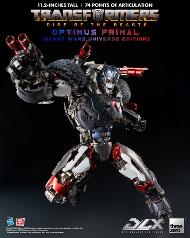 Optimus Primal (Beast Wars Universe Edition) DLX Scale Collectible Figure | Transformers: Rise Of The Beasts | threezero
