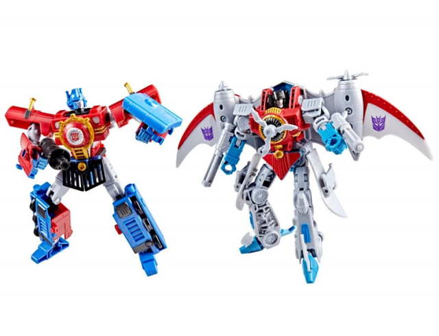 トランスフォーマー ハーツ・オブ・スチール Optimus Prime and Starscream Set of 2 | Transformers Timelines