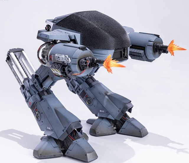 HiyaToysハイヤトイズ:1/18 ED-209 ノーマル&バトルダメージ ED-209 Exquisite Super | RoboCop | Hiya Toys