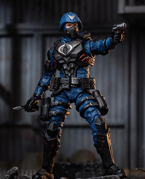 Cobra Officer 1/18 Scale Exquisite Mini | G.I. Joe | Hiya Toys