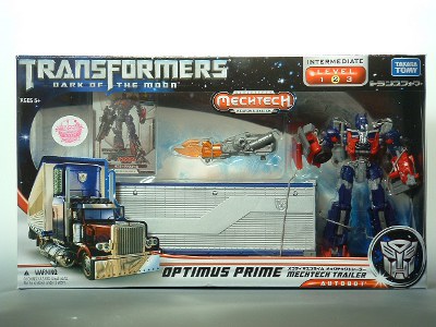 Voyager Class Mechtech DA-03 Optimus Prime with Mechtech Trailer | Transformers 3 Dark of the Moon DOTM