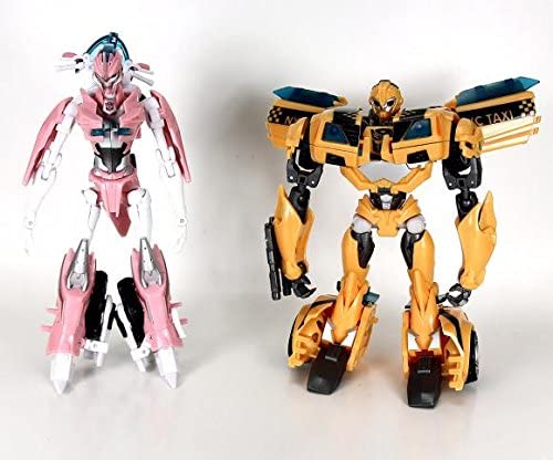 Bumblebee and Arcee NYCC Exclusive Deluxe Class | Transformers Prime Robots in Disguise