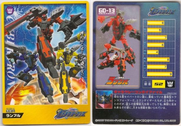 GD-13 Rumble Yellow Version Scout Class | Transformers Galaxy Force Cybertron