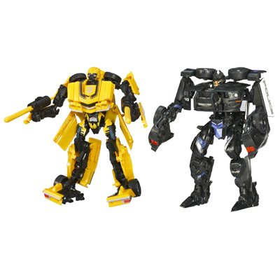 Deluxe Class Classic Bumblebee and Barricade First Encounter Set | Transformers the Movie