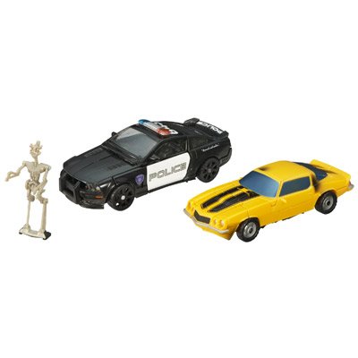 Deluxe Class Classic Bumblebee and Barricade First Encounter Set | Transformers the Movie