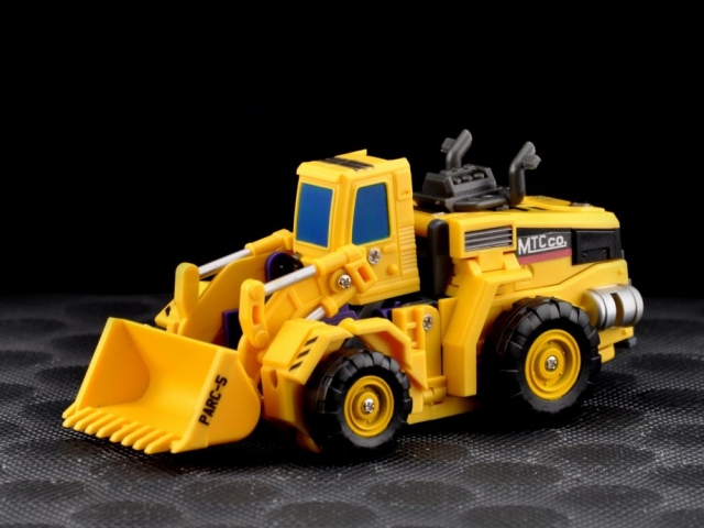 Giant Set C Front End Loader and Mixer Yellow Version | MakeToys | Mtcombiner