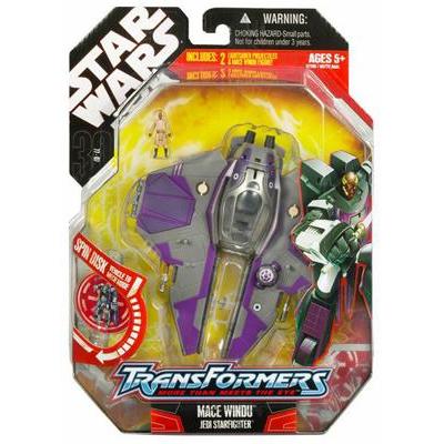 Mace Windu Jedi Starfighter | Star Wars Transformers Crossover
