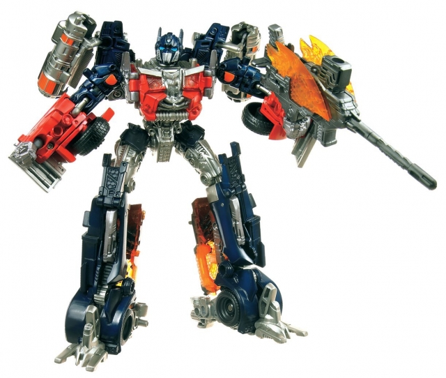 Voyager Class Mechtech Fireburst Optimus Prime | Transformers 3 Dark of the Moon DOTM