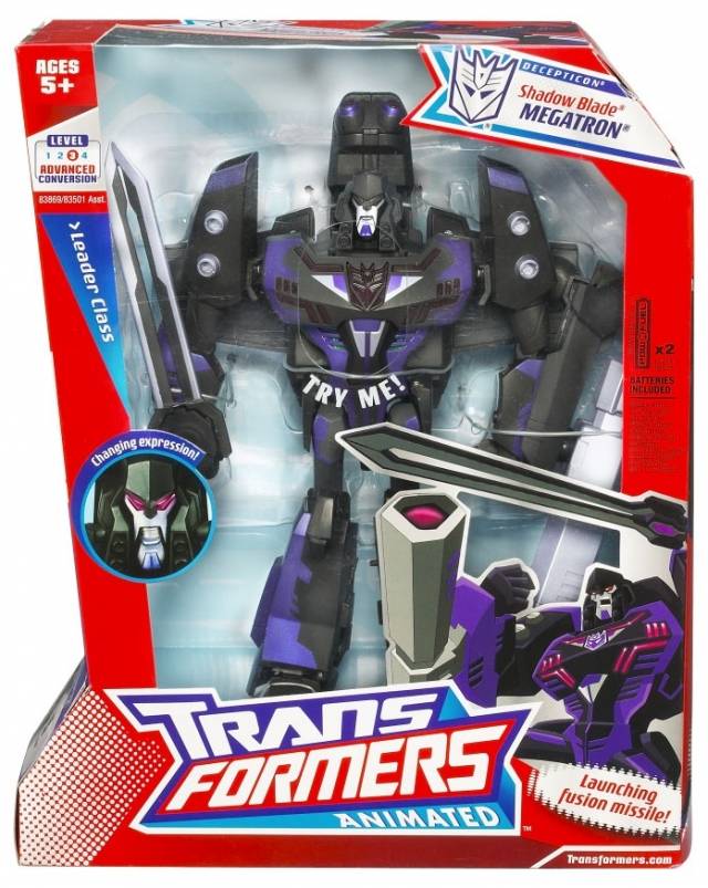 Leader Class Megatron Shadow Blade | Transformers Animated