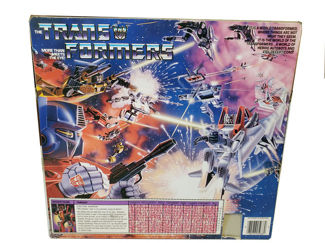 Thrust Transformers G1 | Transformers Generation One