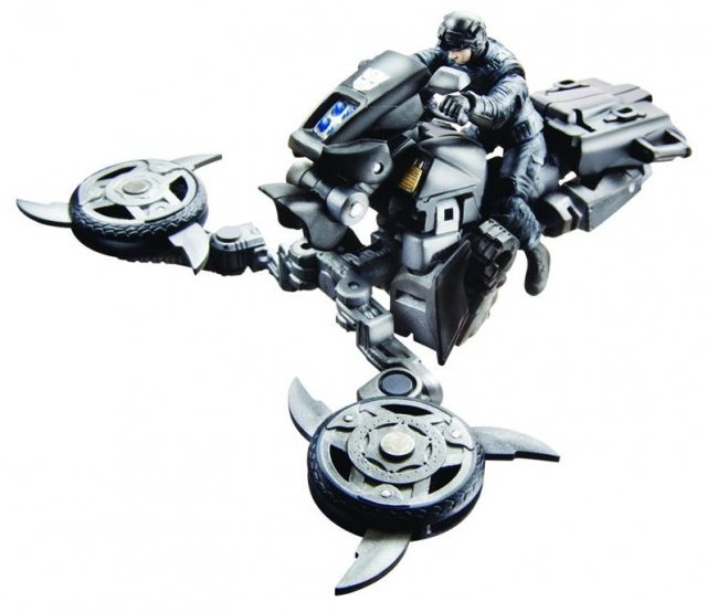 Basic Class Human Alliance Tailpipe and Pinpointer with Sergeant Noble | Transformers 3 Dark of the Moon DOTM