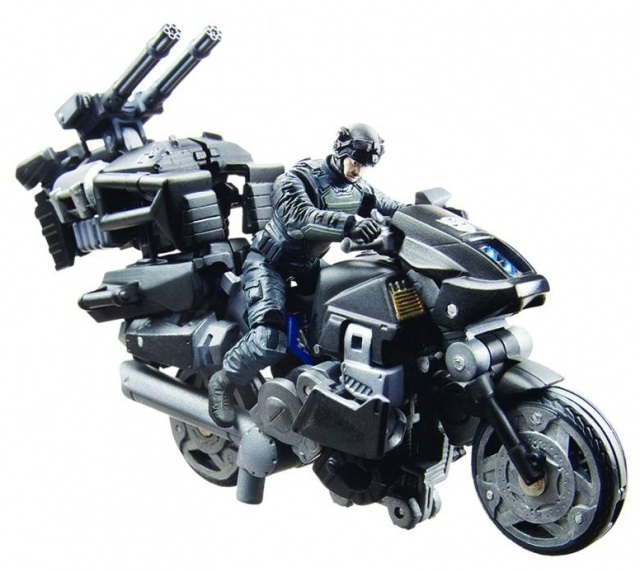 Basic Class Human Alliance Tailpipe and Pinpointer with Sergeant Noble | Transformers 3 Dark of the Moon DOTM
