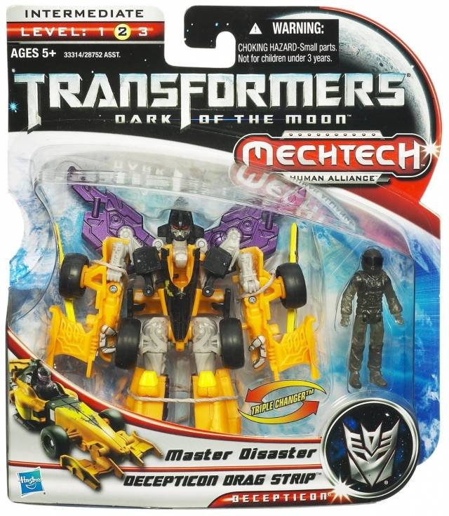 Basic Class Human Alliance Decepticon Drag Strip with Master Disaster | Transformers 3 Dark of the Moon DOTM