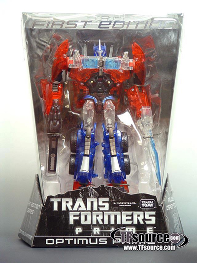 Optimus Prime Clear Version First Edition | Transformers Prime Japanese Version