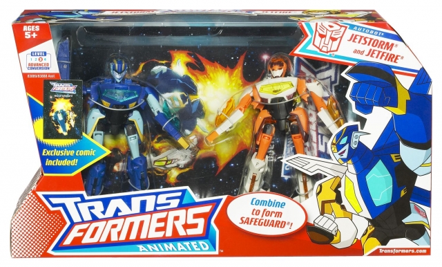 Deluxe Class Jetstorm and Jetfire Safeguard Set | Transformers Animated